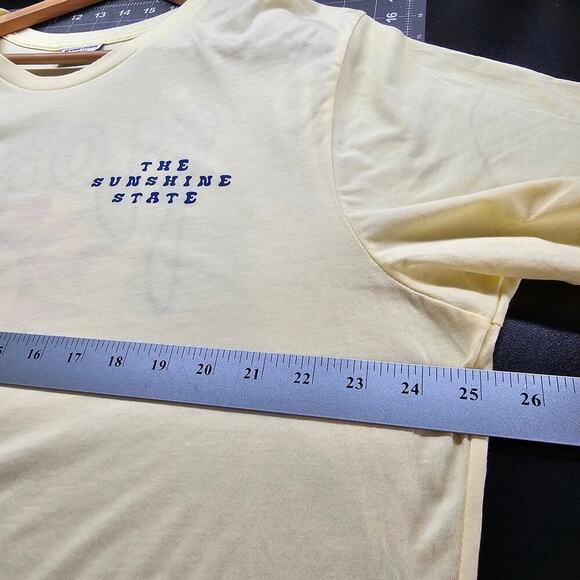 Where I'm From Florida T-Shirt Men Size XXL Yellow The Sunshine State Streetwear - Picture 8 of 10